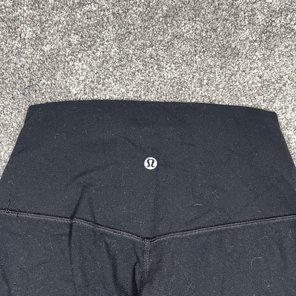 lululemon Align High Rise Pant Sz 4 Black Full Length Nulu Yoga Athleisure Sleek